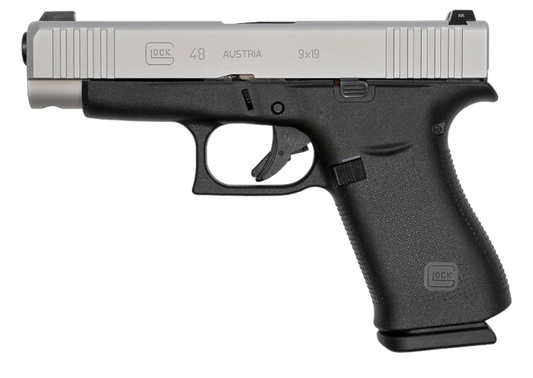 GLOCK 48 Silver Slide 9mm