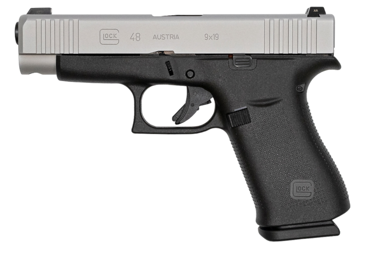 GLOCK 48 Silver Slide 9mm