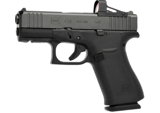 GLOCK 43X RAIL MOS Combo Shield 9mm