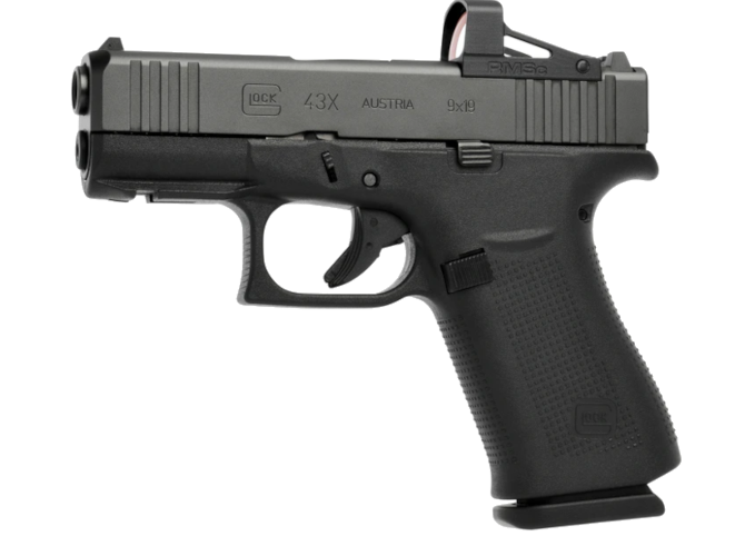 GLOCK 43X RAIL MOS Combo Shield 9mm